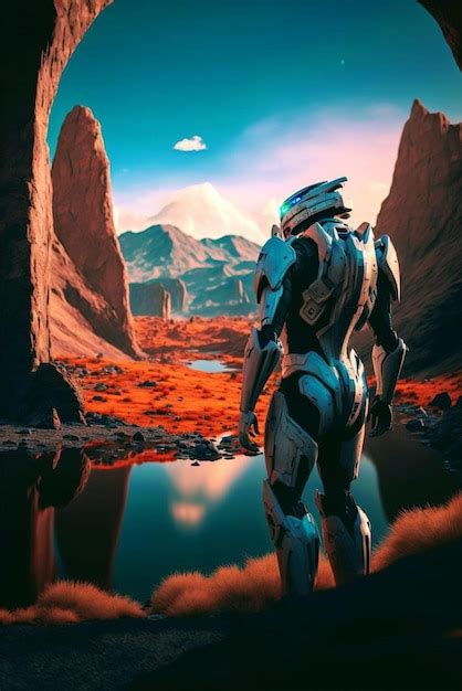 Premium Photo | A poster for a game called halo 3