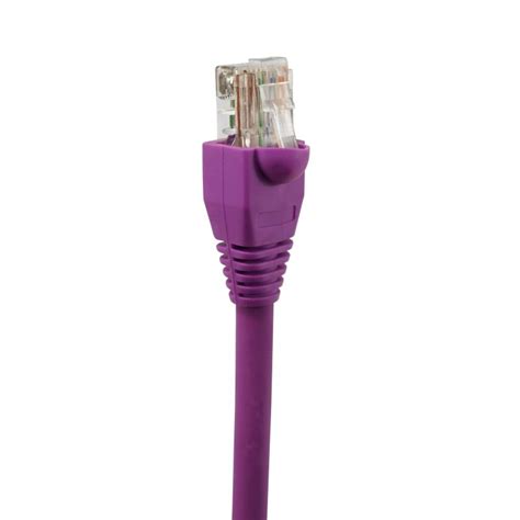 Cable De Red Rj45 Uutp Cat 6 Cu Lsfh 03m Violeta Televes