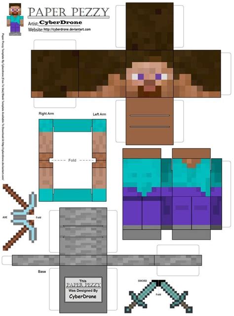 Easy Papercraft Minecraft Blank Block El Club Delaflojera