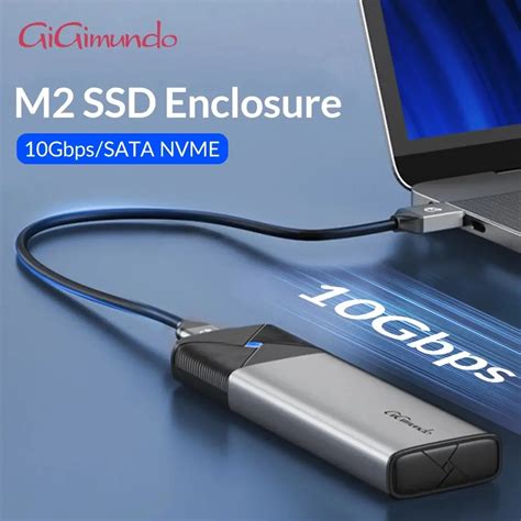 Caixa De Armazenamento Externo M Ssd Enclosure Protocolo Duplo Nvme