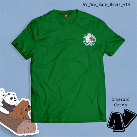 AV merch We Bare Bears tshirt Cartoon Network Grizzly Panda and Ice Bear shirt v15 for women and ...