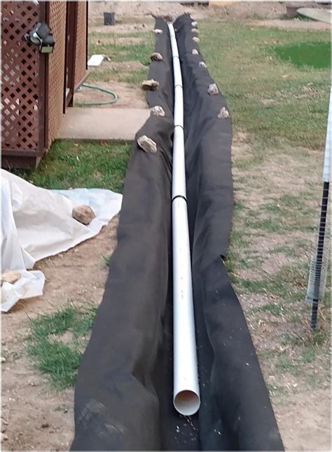 Amazon French Drain System Non Woven Geotextile Fabric 1 8oz