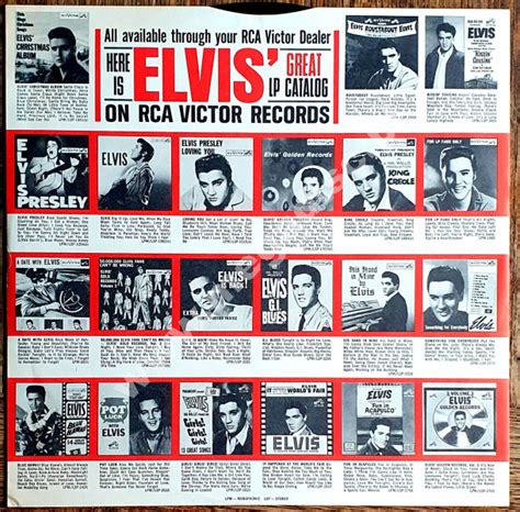 Elvis Presley Golden Records Volume Us Rca Victor Stereo St