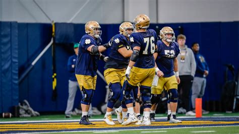 Offensive Observations From Notre Dame Fall Camp Practice No