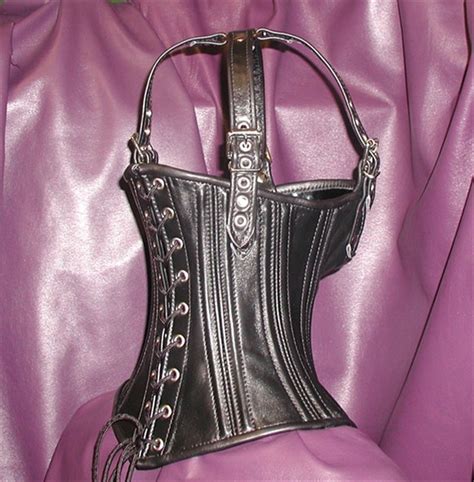 Extreme Leather Neck Corset Specialist Manufacturer For High Quality