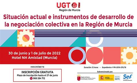 Arrancan las Jornadas formativas de UGT Región de Murcia Situación