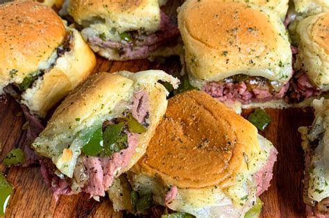 Easy Philly Cheesesteak Sliders