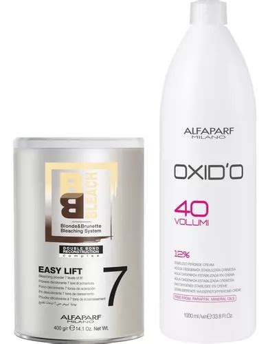 Kit Alfaparf Decolorante 7 Tonos High Lift 400g Peróxido 1l Envío gratis