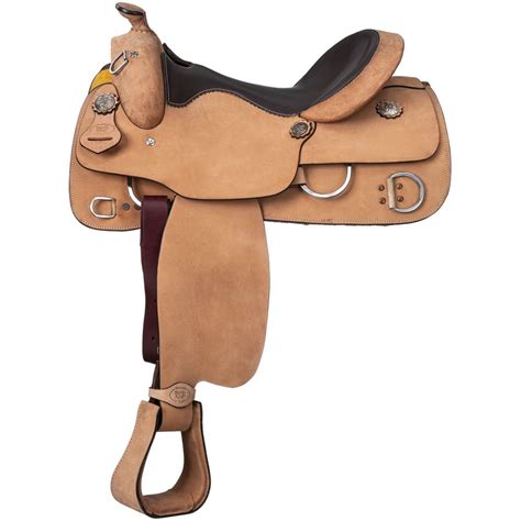 Royal King Roughout Training Saddle With Smooth Seat The Connected