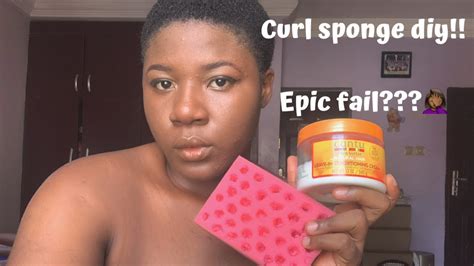 Diy Curl Sponge On Short Hair Lockdown Edition Youtube