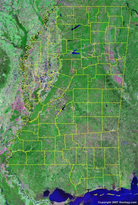 Ms County Map With Cities | Hiking In Map