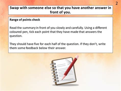 Cambridge Igcse 0500 Summary Writing Paper 1 Question 1f Teaching