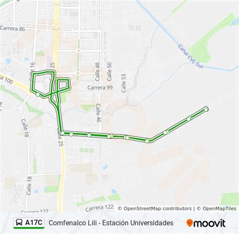 Ruta A C Horarios Paradas Y Mapas Universidades C Universidades