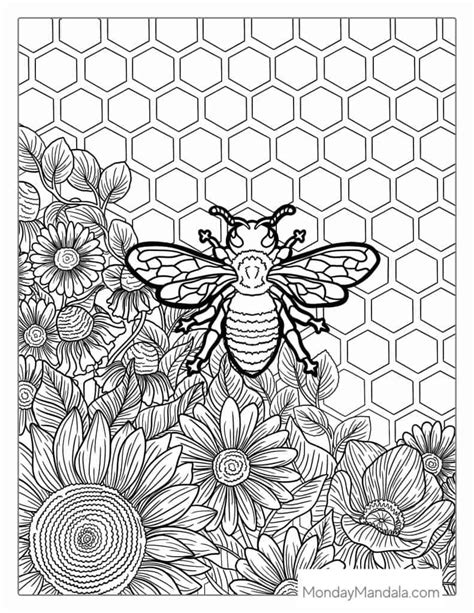 Bee Coloring Pages