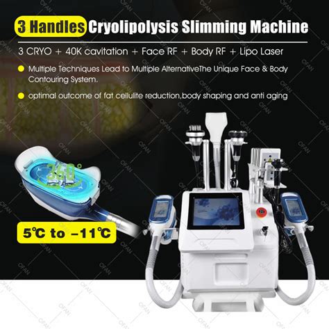 Ofan Criofrequency Fat Cavitation RF Fatfreeze Machine Crylipolysis 360