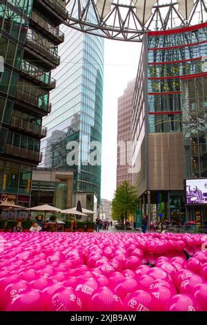 The iconic roof of the Center Potsdamer Platz (formerly Sony Center) in ...