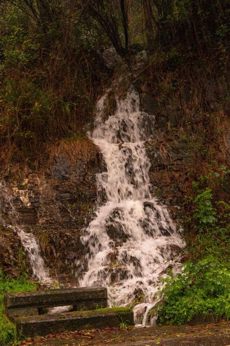 Waterfall in the Mountains of Asturias Stock Photo - Image of green, stone: 237206724