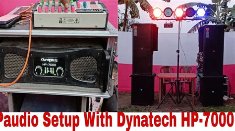 P Audio Setup With Dynatech Hp Youtube