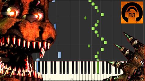 Fnaf 4 Song I Got No Time The Living Tombstone Piano Tutorial