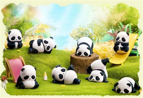 Panda Roll Dailylife Series Box Of 8 Figures