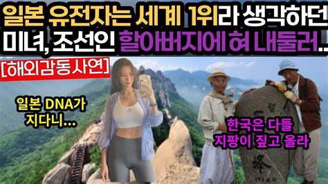 해외감동사연 아니 한국사람들은 어떻게 저러는 거죠 해외감동사연 감동 해외반응 Youtube