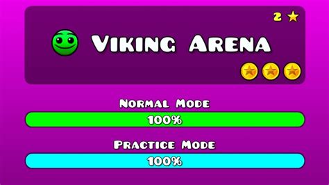 Geometry Dash Meltdown Indonesia Level Viking Arena Completed