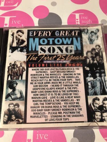 EVERY GREAT MOTOWN SONG THE FIRST 25 YEARS VOLUME 1 THE 1960 S CD EBay