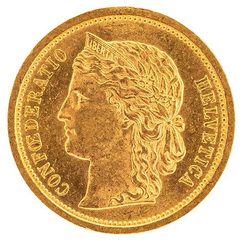 Gold Helvetia 20 FR SwissGoldShop