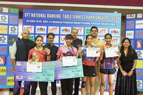 UTT National Ranking TT At Goa Abhinand Retains U 17 Title And