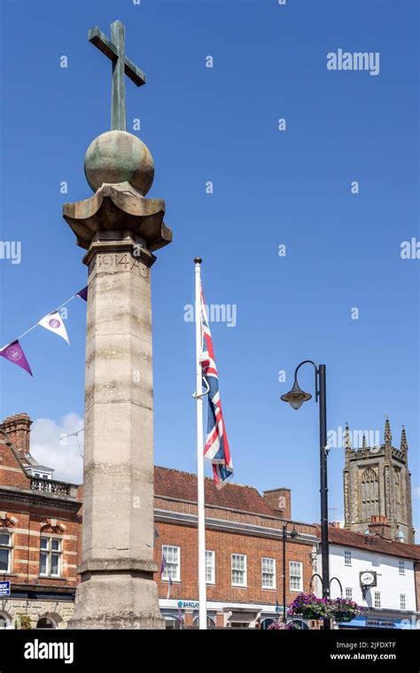 East Grinstead West Sussex Uk July 1 View Of The War Memorial In