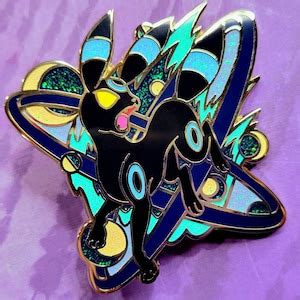 Umbreon Eeveelutions Pok Mon Enamel Pin Etsy