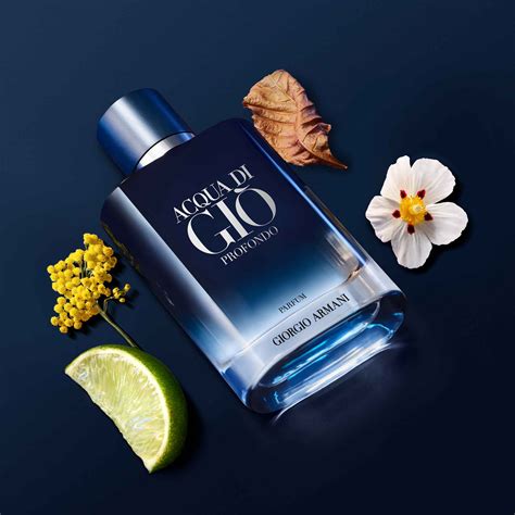 Acqua Di Giò Profondo Parfum El frescor profundo del mar Armani beauty