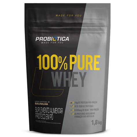 Pure Whey Refil Kg Probi Tica Meu Mundo Fit