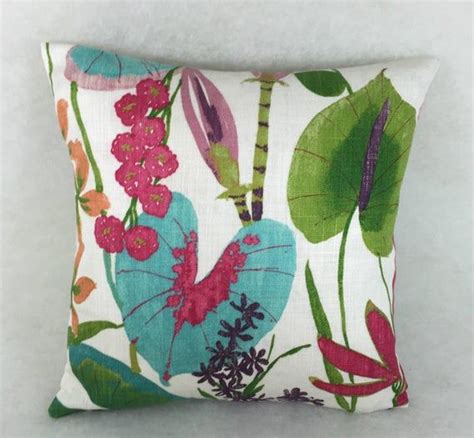 Harlequin Nalina Flamingo Papaya Loganberry Exotic Etsy Floral