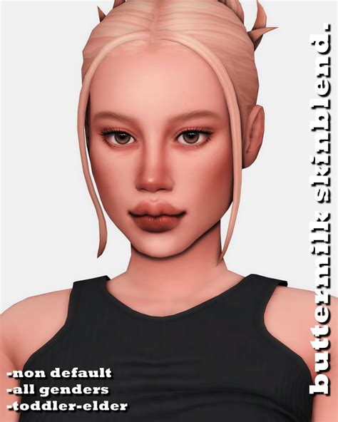 Buttermilk Skinblend By Elaina Sims Cc Skin The Sims Skin Sims