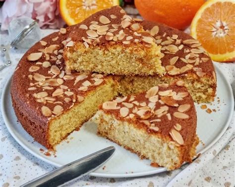 Torta Soffice E Umida Arancia E Mandorle Dolce Ricetta Della Nonna