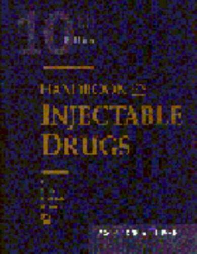 Handbook On Injectable Drugs By Lawrence A Trissel Hardcover