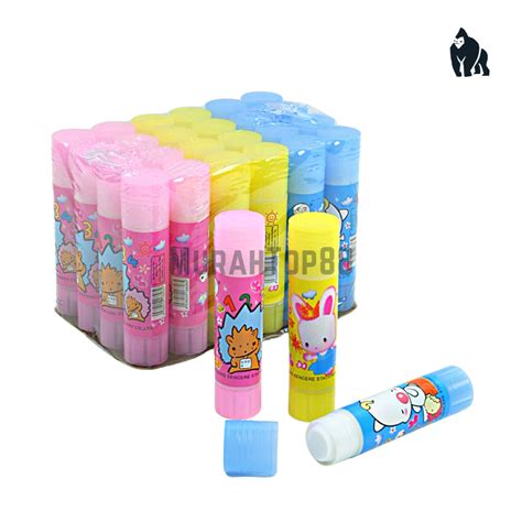 Jual Glue Stick Fancy Kecil Gr Lem Stik Putar Murah Lem Kertas