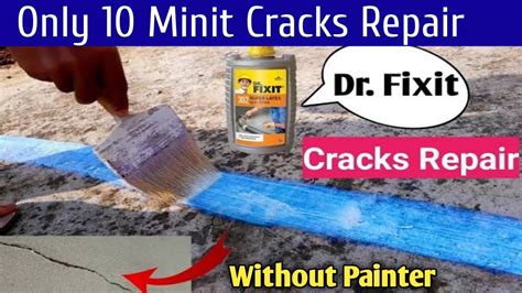 Roof Crack Repair Permanently Dr Fixit Urp Cracks Waterproofing Youtube