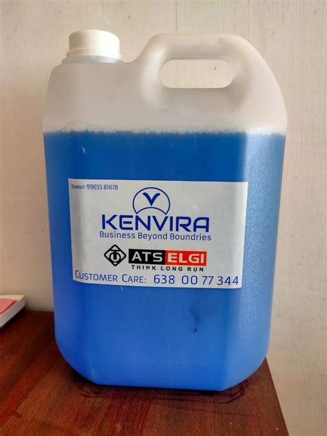 KENVIRA Plastic Glass Cleaner Liquid Packaging Type Can 5LTRS At Rs