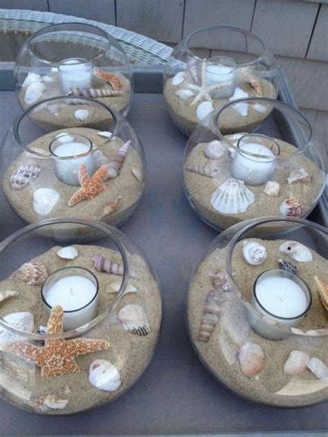 Weddings Beach Centerpiece Diy Affordable And Adorable Just Add