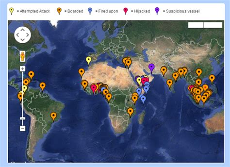 Piracy Map Of The World 2019 2020 2021 2022 IILSS International