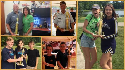 Parade Trophies At Gazebo North Ridgeville Corn Festival