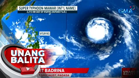 Pagasa Super Typhoon Mawar Posibleng Pumasok Ng Par Sa Biyernes O