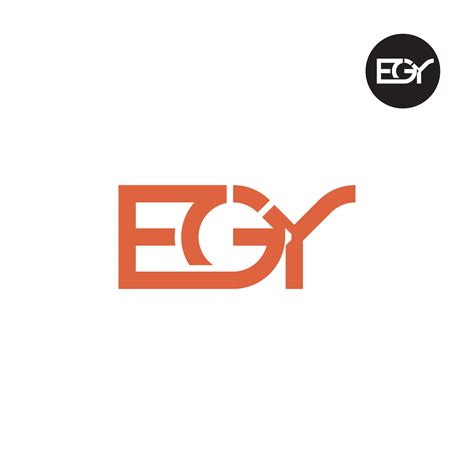 letter egy monogram logo design  vector art  vecteezy