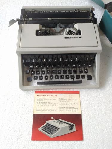 Máquina De Escribir Antigua Olivetti Lettera 31 Cuotas sin interés