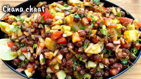 Chana Chaat Kala Chana Chaat Recipe High Protein Kala Chana Chaat