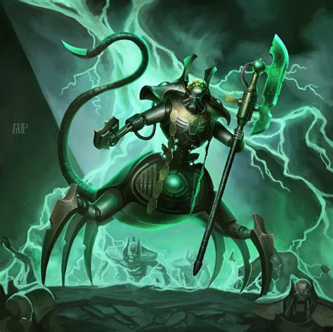 Necron Overlord by Ilya Gurenko - Tumblr Pics