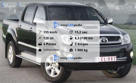 Toyota Hilux X D D Double Cab Fiches Techniques