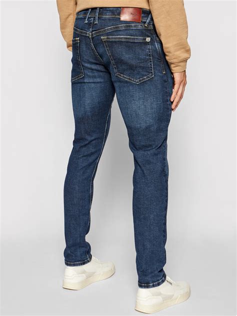 Pepe Jeans Jeansy Hatch PM200823 Granatowy Slim Fit Modivo Pl